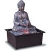 Zen Light Sutra Zen'Light - Fontana da tavolo con motivo Buddha per meditazione Lotus, luce LED colorata - Decorazione Zen Soggiorno camera da letto - Fontana da tavolo movimento rilassante - portafortuna