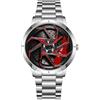 Gosasa Orologi da corsa da uomo, ruotabili, con mozzo ruota, in acciaio inox, impermeabili, in acciaio inox