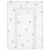 Bonky® Fasciatoio Materassino - Fasciatoio neonato morbido - Cuscino Fasciatoio Lavabile per bambine e bambini - certificato Öko-Tex - impermeabile - 50x70 cm - Mono 2A
