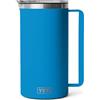 YETI Rambler Pitcher, Vacuum Insulated, Stainless Steel with MagSlider Lid, Big Wave Blue, 64 oz (1892 ml)