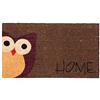 Betz Zerbino in cocco motivo gufo dimensione 45 x 75 cm colore Marrone