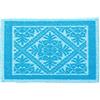 HomeLife Tappeto Bagno in Cotone Azzurro 55X140 cm Made in Italy | Tappetino Bagno Assorbente in Rilievo con Fondo Antiscivolo |Tappeto Doccia Lavabile in Lavatrice | Tappetini Scendidoccia Sardo