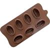 Generico Stampo per frutta realistica in silicone, stampi in 3D per dolci, pasticceria e decorazioni (CAFFE')
