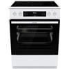Gorenje GECS6C 70 WPA 740963 - Fornello elettrico con piano cottura in vetroceramica, 60 cm/71 litri/ExtraSteam/GentleClose/AirFry/bavaglio retrattile/AquaClean/PerfectGrill/estrazioni