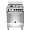 Bertazzoni La Germania Americana AMN664GXV cucina Piano cottura Acciaio inossidabile Gas A+