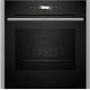 Neff B24CR31N0, N70, CircoTerm, forno a incasso per porta, 60 x 60 cm, in acciaio inox, display Full Touch TFT a colori e grafico, Home Connect, Soft Opening