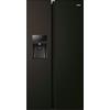 Haier SBS 90 SERIE 5 HSR5918DIPB Frigorifero Congelatore/Nero/Classe di efficienza energetica D/Distributore di acqua e ghiaccio/Presa acqua fissa/Sistema Multi-Airflow/Total No Frost