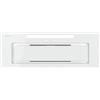 GLOBALO Cappa aspirante da incasso per cucina, ventilatore piatto, con illuminazione, larghezza 79,6cm, 4 livelli di potenza, vetro temperato e acciaio, Classe energetica B Loteo 80.4 White