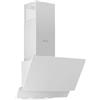 Wiggo WE-E523G(W) - Cappa Obliqua - 50cm - Doppio Vetro Bianco [Classe di efficienza energetica G]
