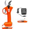 RURIS POWER FOR NATURE RURIS RMX370 - Cesoie elettriche senza fili, 20 V, 2 Ah, Li-Ion, taglio rami Ø 37 mm, 2 batterie e caricabatterie inclusi