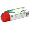 Lebez CONF. 50PZ DORSINI IN PVC 15MM ROSSO LEBEZ.-875-R-