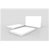 NXP MIFARE® Classic 1K EV1 - Cartoncini bianchi in PVC, ISO14443A, 13,56 MHz, stampabili, finitura lucida, confezione da 50