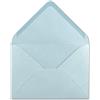 Glüxx-Agent 25 buste da lettera DIN C6, colore: azzurro chiaro, formato 11,4 x 16,2 cm, grammatura 120 g/m², chiusura da inumidire, senza finestra, per inviti, della vostra Glüxx-Agent