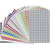 Esteopt 6160 puntini colorati, adesivi rotondi da 10 mm, etichette per codifica colore per casa e ufficio, 22 colori