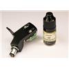 AudioOrigin Testina braccio dritto nero, cartuccia AT-VM95E, pennino ellittico per TEAC TN3B, TN280BTBK, TN300, TN280