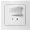 MC POWER Rilevatore di movimento FLAIR IR bianco, 160°, 500W, adatto a LED