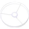 SUPVOX Anelli Paralume Fai da Te in Filo Metallico 2 Pezzi 25 CM, Supporto per Paralume Lampada da Tavolo, Adatto per Ambienti Living e Ufficio