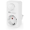conecto dimmer da presa, adattatore dimmer da presa con controllo della luminosità per sorgenti luminose dimmerabili come LED, lampade alogene, lampadine, bianco