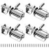 Wkmamo 4PCS chiavistelli per porta in acciaio inox, chiavistello scorrevole, chiusura a chiavistello, serratura piccola per porta per bagno, toilette, camera da letto