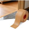Zayejod Profilato di transizione per pavimento in PVC - 2 mm di spessore × 5 cm di larghezza, strisce autoadesive per pavimenti in laminato, barre divisorie per porte, striscia piatta per l'unione dei bordi