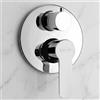 Jacuzzi Miscelatore doccia incasso con deviatore monocomando cromato - Eolo | Jacuzzi