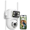 ANBIUX 2K Telecamera Wi-Fi Esterno