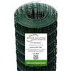 Service Solutions Rete Metallica Elettrosaldata Plastificata Verde - Recinzione Giardino/Orto/Animali - Rotolo 25 m, Maglia 50×75 mm, Zincata e Plastificata Resistente per Esterni | SERVICEWEBSHOP (H150CM)