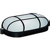 Vigor PLAFONIERE ALLUMINIO BLINKY BK-PLO OVALE NERA