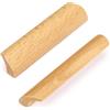 SYZOW 6 Pezzi Maniglie in legno da 64mm Maniglie per Mobili da Cucina legno (Colore Legno)