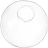AMUSLESUR Paralume Globo di Ricambio Trasparente in Plastica per Lampada | Sfera Lampione Giardino, Copertura per Luce Esterna, Luce Morbida Non Abbagliante, Decorazione Casa