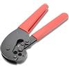 ZONADAH Pinza crimpatrice esagonale, resistente e di alta qualità, in acciaio di cartone, connettori tipo F, pinza coassiale per antenna, F-59/6/11, RG59, RG62, RG6, cavo TV satellitare