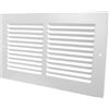 Healeved Griglia di Ventilazione Pannello Decorativo, Montaggio a Filo Bianco | Acciaio Rete Filtrante, Finitura Verniciabile, per Apertura Hvac Domestica e Corridoi Residenziali