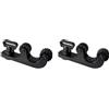Vjsujehgy 2X Supporto per Pagaia per Kayak Esteso Accessori per Montaggio su Binario per Kayak Supporto per Pagaia per Kayak per Pagaie Standard