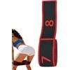 Generisch Fascia di resistenza numerata, per allenamento muscolare, fascia elastica per yoga con resistenza regolabile, fasce da allenamento, attrezzature fitness per atlete e atlete, fascia di