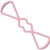 Generic Fasce elastiche da donna | Fascia da esercizio a forma di 8 - Corda di trazione antiscivolo per lo sviluppo muscolare casa, ufficio, viaggi, palestra