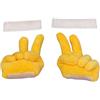 Generic Decorazione per casco da sci | Peluche divertente gesto artigianale | per casco da sci - per uomini donne adolescenti amanti del ciclismo ciclismo moto