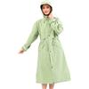 Generisch Ombrello con cappuccio da donna, alla moda, antivento, adatto per andare a scuola, tutte le stagioni (verde militare, 160-175 cm)