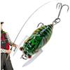 Genérico Esche da pesca in acqua , esche da pesca per trote, esche realistiche Swimbaits, esche da pesca con esca per sigari per acqua e stagno