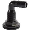 Generic Scafi passanti ad angolo di 90 gradi, connettore ABS, attacco di scarico da 8,9 x 5,1 cm, dispositivo di installazione sicuro, forniture marine, ottimo accessorio per barche, yacht, imbarcazioni