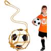 Genérico Rete per palloni da calcio, rete per palloni da calcio, rete portaoggetti per palloni da calcio con coulisse, supporto portatile per palline sportive, stoccaggio di pallavolo e porta
