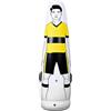 Generic Muro di Difesa Allenamento da Calcio, 1750 g, in PVC gonfiabile, Attrezzatura da Allenamento Portatile, Manichino Regolabile in Altezza | Portiere Professionale Esercizi per Parco di Giri Adulti
