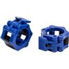 QHFlashbuy Clip per bilanciere, 2 collari per manubri, 2,5 cm, clip per bilanciere, clip antiscivolo per palestra, clip a sgancio rapido, clip per collare per allenamento, sollevamento pesi (blu)