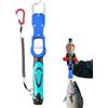 yakermur Prehensore per labbra da pescatore, 2 in 1, pinzetta per labbra da pesca con bilancia, 18 kg, per pescare, per trota bar, pesce gatto, spiaggia, surf, barca, kayak, acqua salata all'aperto