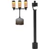 Generic Supporto per lanterna da campeggio smontabile,Base per lampada portacandele - Porta lampada in alluminio per tavolo da trekking picnic attività all'aperto pesca campeggio patio balcone
