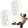 Generico Mini Parastinchi Da Calcio - Protezione Per Stinchi Da Calcio | Mini Shin Pads | Parastinchi Football Piccoli | Protezione Shin | Piccoli Parastinco Protettivi | Protezione Gambe Per Bambini