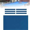 Generic Tavolo da biliardo professionale in feltro per tavoli da biliardo da 2,8 e 2,4 m, con 6 strisce di tessuto per cuscini, accessori per uso interno in bar e club