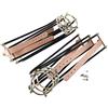 BSLSVGE Binario per Tavolo da Biliardo Pocket Bronzo Ottone Accessori per Biliardo da Biliardo Resistenti per tavoli da Biliardo Professionali e Domestici 32x9 cm Set 6 Pezzi