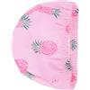 MERRYHAPY Cuffia da Nuoto Set da 2 con Design a Ananas Rosa, Elastica e Traspirante, per Vacanze Estive in Piscina o Spa