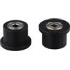 Wodsty Vogatore con cuscinetto per addominali, confezione da 2, in metallo e plastica, diametro interno 8 mm, per vogatore
