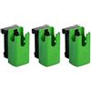 Ghost International Ghost Kit 3 Porta Caricatori per Tiro Dinamico Sportivo | 3 x PortaCaricatore Universale 360° Hybrid in ABS con Clip Rotativa | per Caricatori Bifilari ad Alta Capacità | Tiratori Destri o Mancini